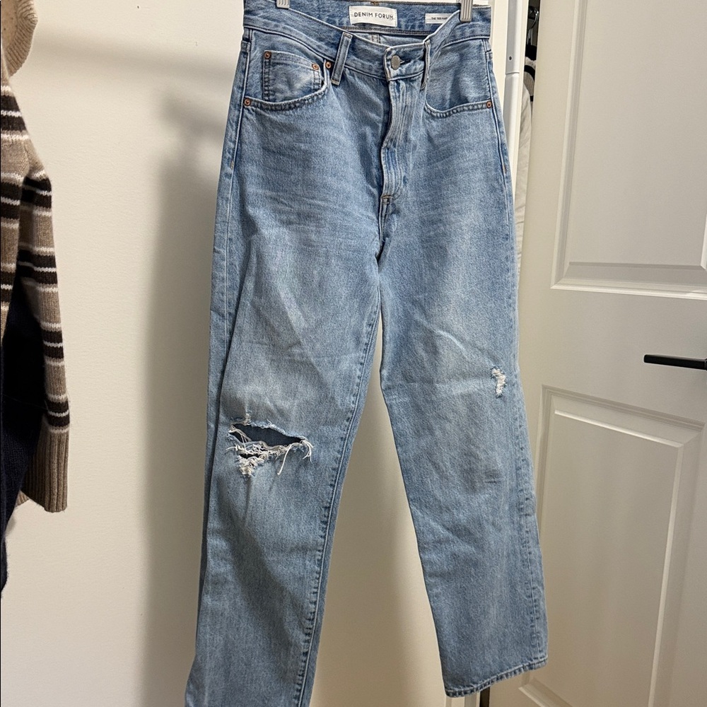 Aritzia denim forum Marlo ripped jeans
